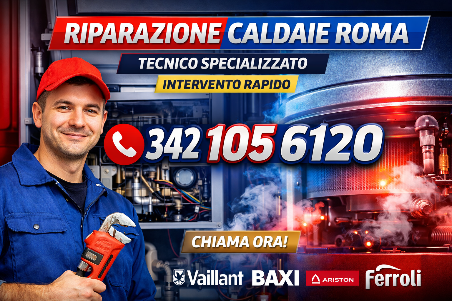 riparazione caldaia roma