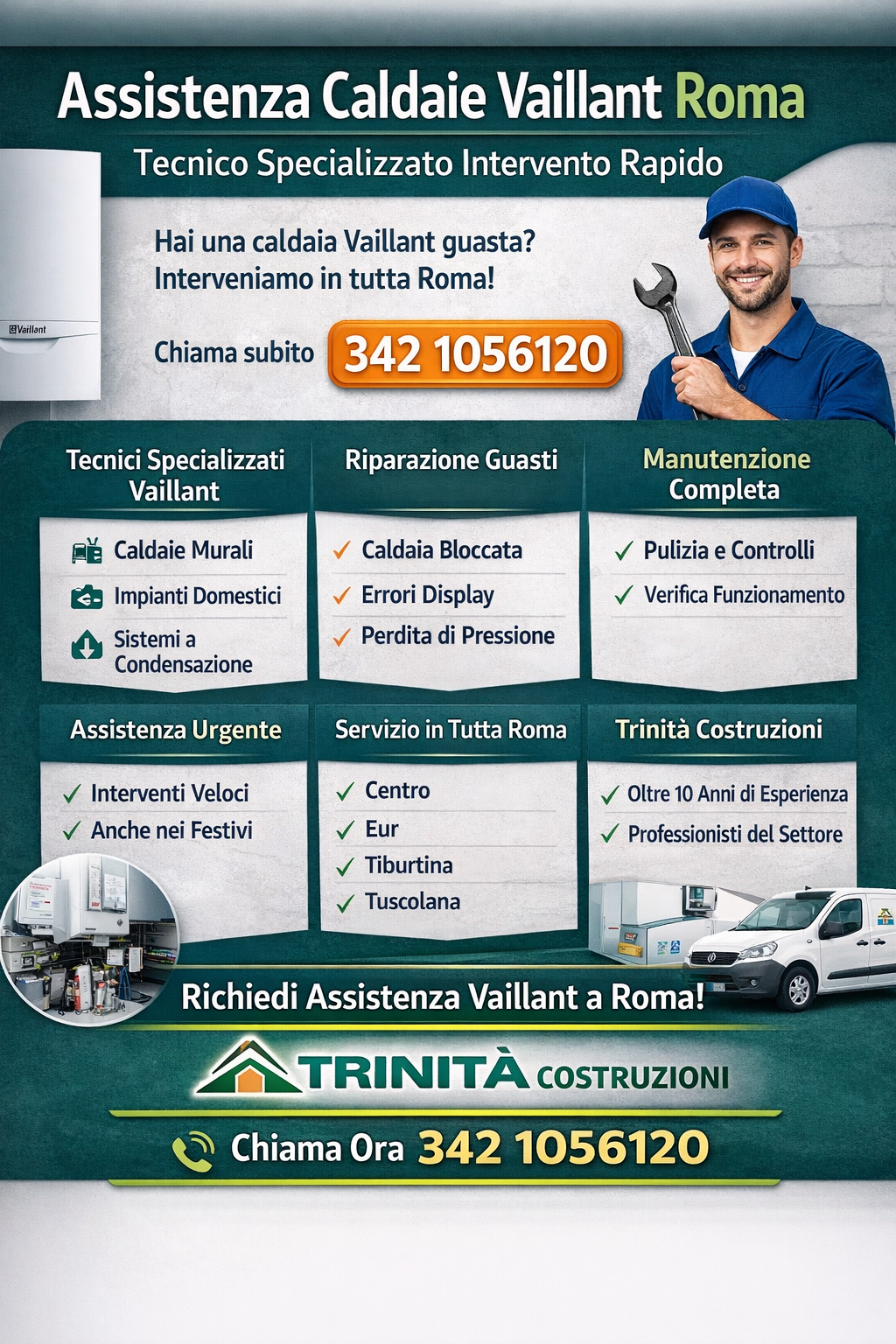assistenza caldaie vaillant roma